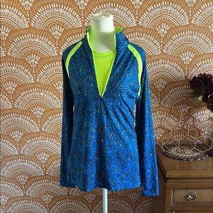 Xersion Bright L/S Tee & Pullover Set